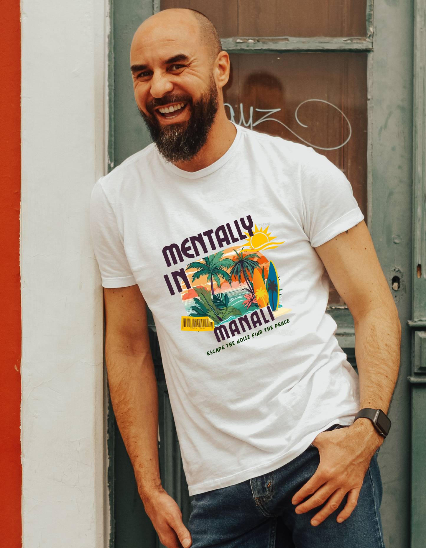 Mentally in Manali Premium Unisex T-Shirt