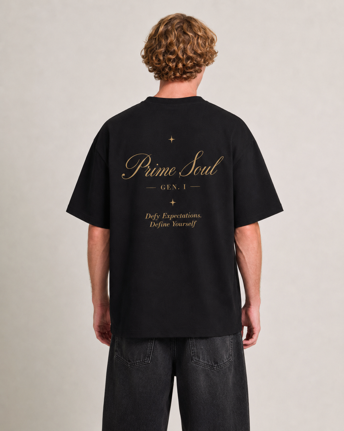Prime Soul Oversized T-Shirt – Black