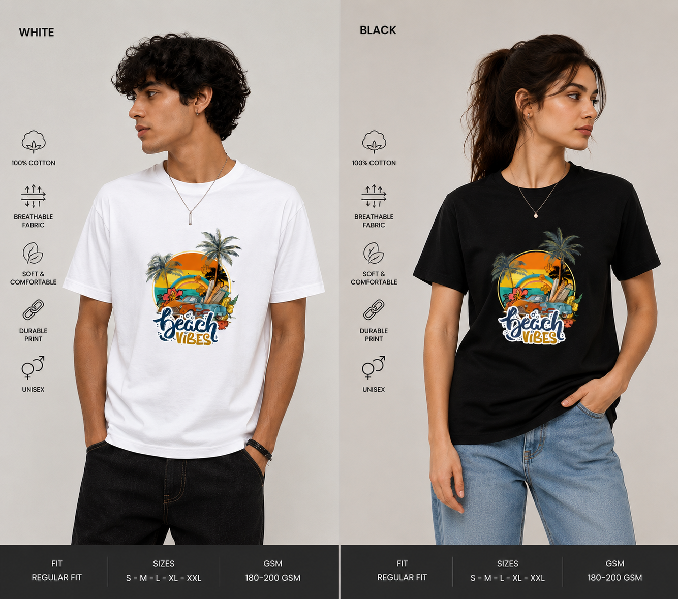 Beach Vibes Unisex T-Shirt