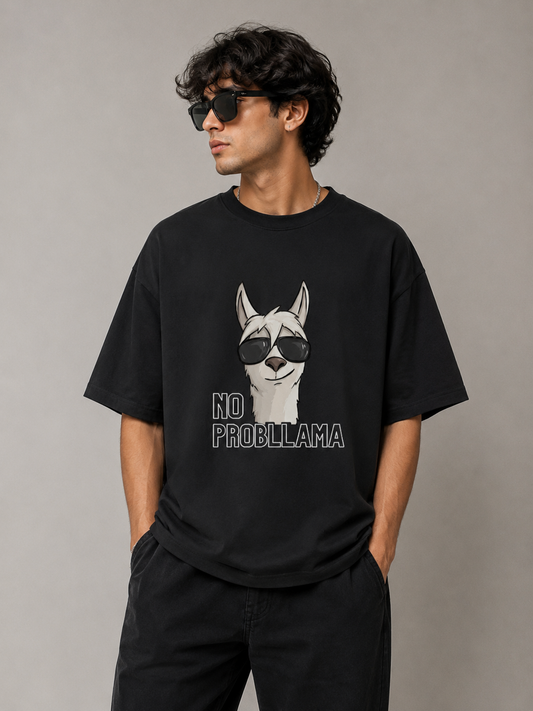 No Probllama Oversized T-Shirt Unisex