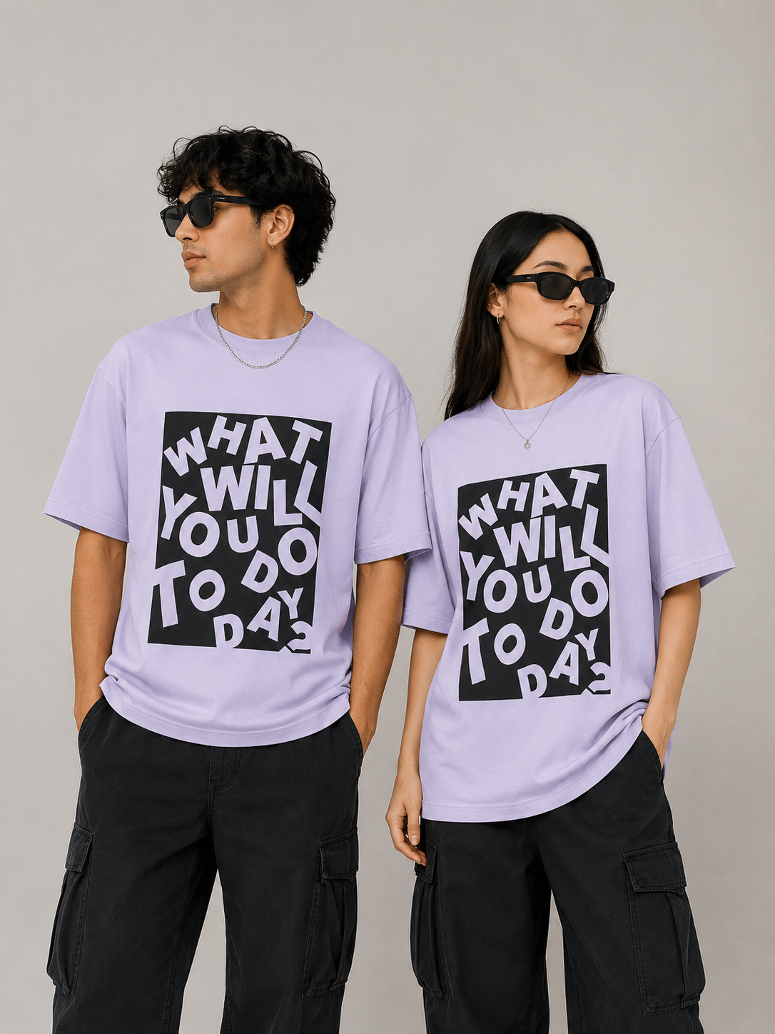 What Will You Do Today | Motivational Oversized T-Shirt