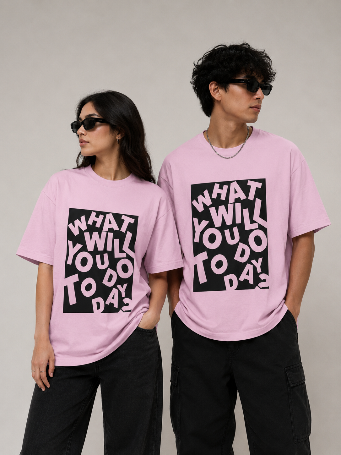 What Will You Do Today | Motivational Oversized T-Shirt