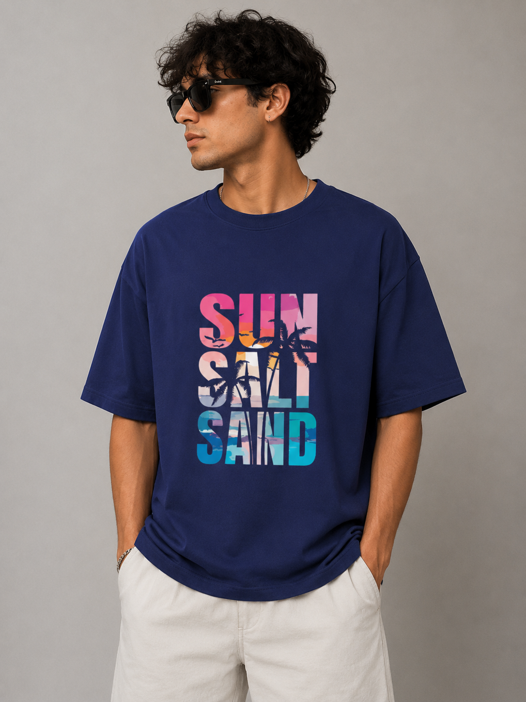 Sun Salt Sand Oversized Unisex T-Shirt