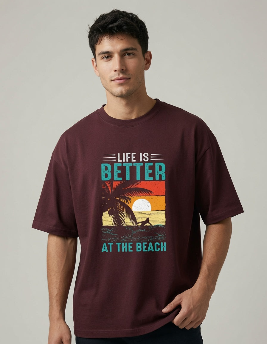 Escape The Noise Premium Oversized T-Shirt