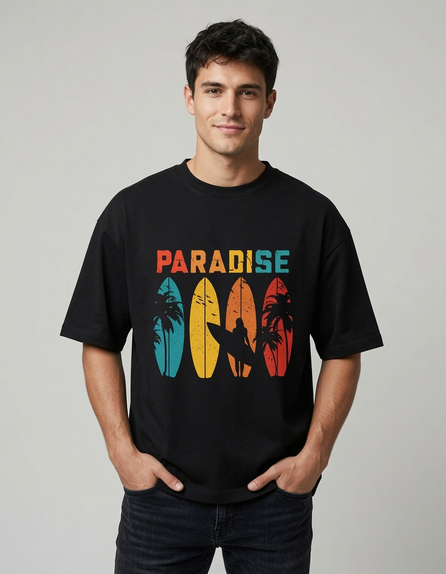 Paradise Surf Vintage Oversized T-Shirt