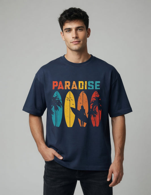 Paradise Surf Vintage Oversized T-Shirt