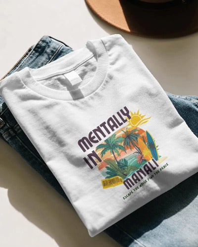 Mentally in Manali Premium Unisex T-Shirt